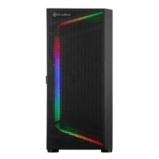 SilverStone SEH1B-G SETA H1 Mid-Tower Case With Perforated Mesh Front Panel, Steel Chassis And ARGB Lighting