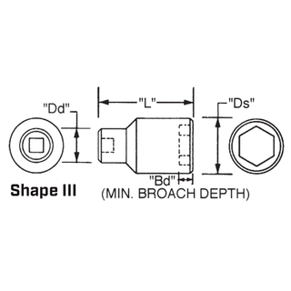 Wright Tool 8962  1" Drive 6 Point Deep Impact Socket - 1-15/16"