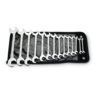 Wright Tool 733 15 & 60 Degrees Double Angle Open End Wrench Set