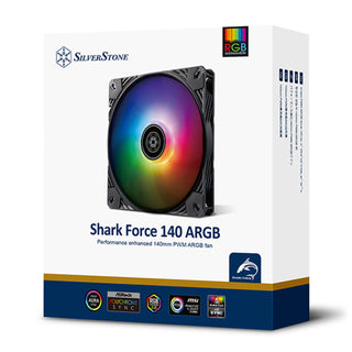 SilverStone SF140B-ARGB Shark Force Performance Enhanced 140mm PWM ARGB Fan