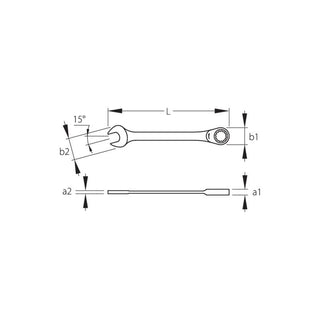 Gedore 2836114 Ring Spanner Set In i-BOXX 72