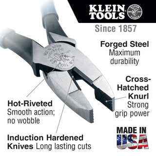 Klein Tools D20009NECL Limited Edition 167th Classic Lineman's Pliers, 9-Inch