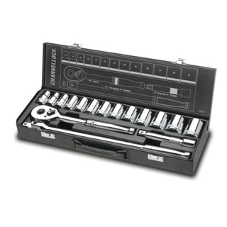 Channellock 32162 16pc 1/2" Metric Drive Socket Set