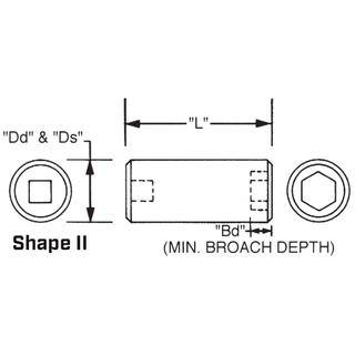 Wright Tool 85830 2-1/2" Drive 6 Point Standard Impact Socket - 3-3/4"