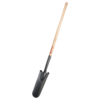 Corona SS 62000 Closed-Back, Drain Spade Shovel, 14-Gauge, 12 in. Head, 48 in. Wood Handle