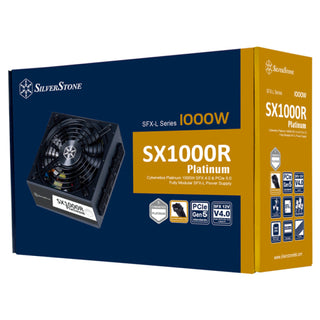 SilverStone SX1000R-PL Cybenetics Platinum 1000W SFX12V 4.0 & PCIe 5.0 Fully Modular SFX-L Power Supply