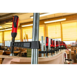 Bessey TGK4.579+2K Clamp, woodworking, F-style, 2K handle, replaceable pads, 4.5 In. x 79 In., 1540 lb