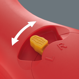 Wera 410 i VDE B RA VDE-insulated T-handle adapter screwdriver with ratchet functionality for 3/8" sockets