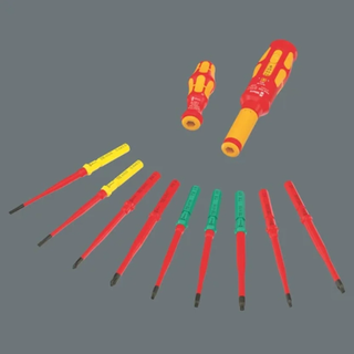 Wera KRAFTFORM KOMPAKT VDE SAFE-TORQUE SPEED SWITCH CABINET SET BASIC 2, 11 PIECES