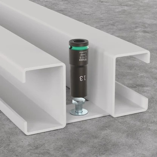 Wera 05150118001 9728 Foam insert Zyklop B 3/8" Impaktor Deep socket set 1, 15 pieces