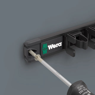 Wera 9611 Magnetic rail for up to 9 Kraftform screwdrivers, empty