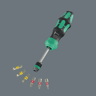 Wera Kraftform Kompakt 26 RA-R with Pouch, 6 Pc.