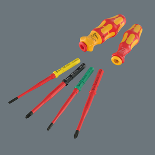 Wera Kraftform Kompakt VDE 17 extra slim 2 Tool finder, 17 pieces