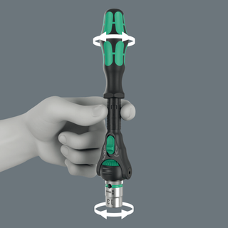 Wera 8000 C Black Edition Zyklop Speed Ratchet with 1/2" Drive