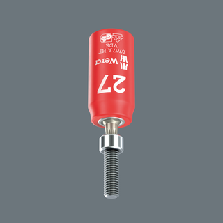 Wera 8767 A VDE HF TORX® Zyklop Bit socket, insulated, with 1/4" drive, with holding function, T30