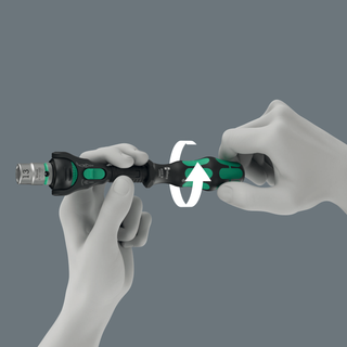 Wera 8000 B Black Edition Zyklop Speed Ratchet with 3/8" Drive