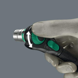 Wera 8000 C Black Edition Zyklop Speed Ratchet with 1/2" Drive