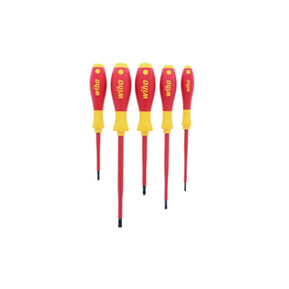 Wiha Tools 32091 5 Piece Insulated Slotted/Phillips Screwdriver Set