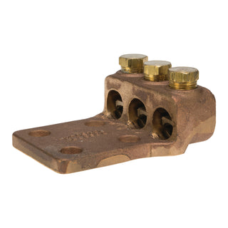 NSI TL500-3L4 Terminal Lug 500-4/0 Bronze 4 Port