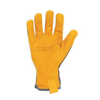 Estwing EWLPSC0610 Leather Palm Work Glove with Elastic Sewn Extended Cuff
