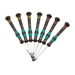 Wera 05345271001 Kraftform Micro Slotted & Phillips Precision Screwdriver Set