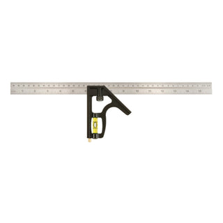 Johnson 420EM-S 16" Heavy Duty Professional Inch/Metric Metal Combination Square