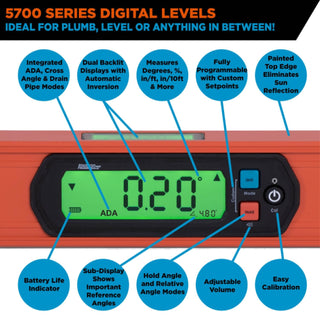 Johnson 5700-2400D JLX 24" Programmable Digital Level