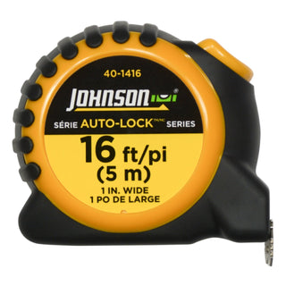 Johnson 40-1416 16' x 1" Auto-Lock Inch/Metric Power Tape