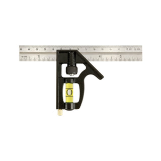 Johnson 406EM-S 6" Heavy Duty Professional Inch/Metric Metal Combination Square