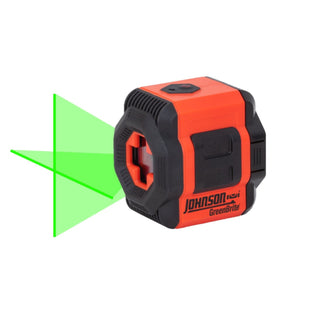 Johnson 40-6609 Self-Leveling Cross-Line Laser with GreenBrite Technology Kit