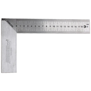 Johnson 1958-0200 200mm Metric Professional Aluminum Try Square