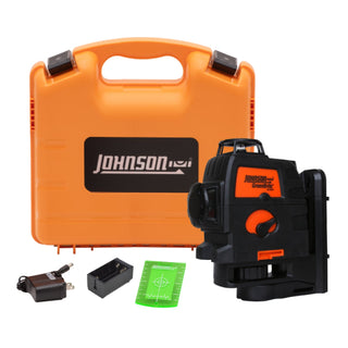 Johnson 40-6674 Self-Leveling 3x360° Laser with GreenBrite Technology