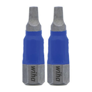 Wiha Tools 70025 TerminatorBlue Impact Bit Square #2 - 1 Inch - 2 Pack