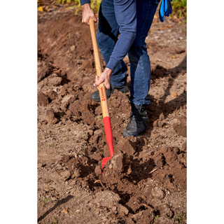 Corona SS 64305 Trench Shovel, 28 Degree, 5 in. Head, Ash Hardwood Handle