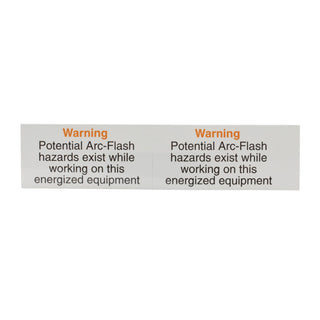 NSI VL-7 Warning – Potential Arc Flash Self Stick