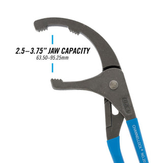 Channellock 2012 12-inch Oil Filter/PVC Angled Head Pliers