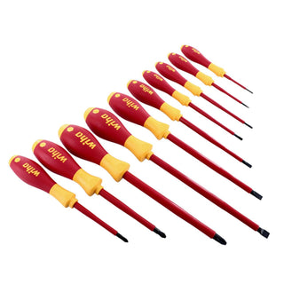 Wiha Tools 32190 15 Piece Insulated Slotted, Phillips, and Nut Drivers Box Set