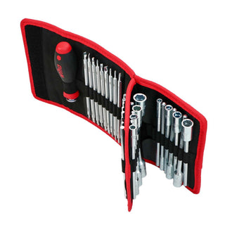 Wiha Tools 28188 32 Piece Drive-Loc VI Blade Set in Folding Wallet