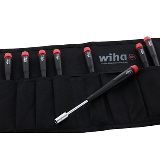 Wiha Tools Tools 26599 Precision Inch Nut Drivers with Canvas Pouch, 8 Pc. Set