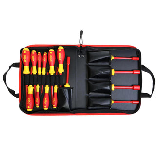 Wiha Tools 32190 15 Piece Insulated Slotted, Phillips, and Nut Drivers Box Set