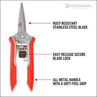Corona FS43623  Mini Floral Snips - RED Only