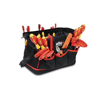 Wiha Tools 32877 80 Piece Master Electrician's Insulated Tool Set in Canvas Tool Bag