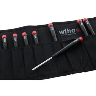 Wiha Tools 26499 8 Piece SAE Precision Ball End Hex Pouch Set