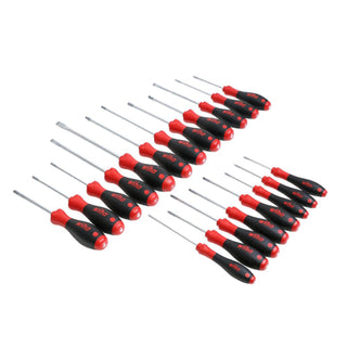 Wiha Tools 30299 20 Piece SoftFinish Slotted, Phillips, TORX®, PoziDriv, Square Screwdriver Set