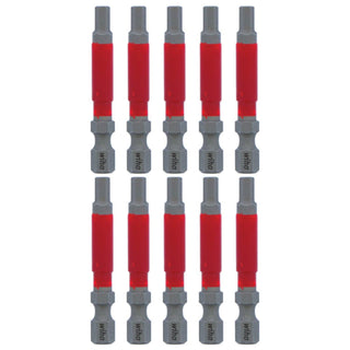 Wiha Tools 76564 MaxxTor Impact Bit Hex 4.0mm x 49mm - 10 Pack