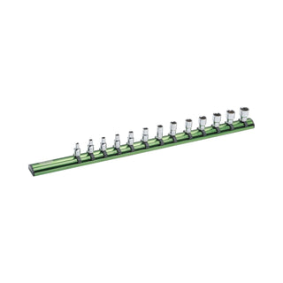 Heyco 00025700083 Aluminum Socket Rail Set, 1/4", 25-70-M, 13 Pc.