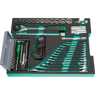 Heyco 00067500182 Tool set for L-Boxx, module 1, 65 pcs