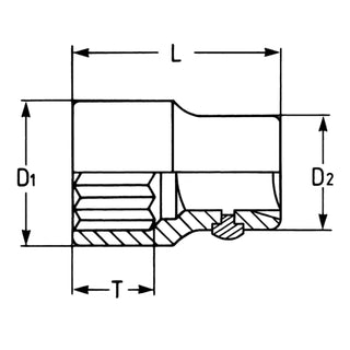Heyco 00100034280 Socket 3/4 Inch Drive 	1.5/16 Inch