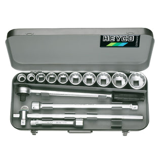 Hecyo 00101800080 Socket Set, 3/4 Inch, 14 Pcs