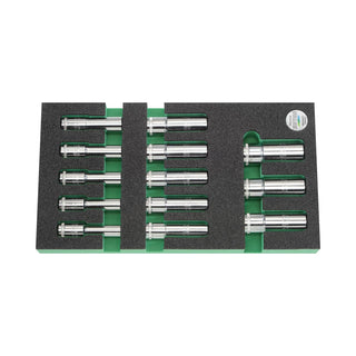 Heyco 00979501983 Module Socket Set, 1/2", Extra Deep, 13 Pc.